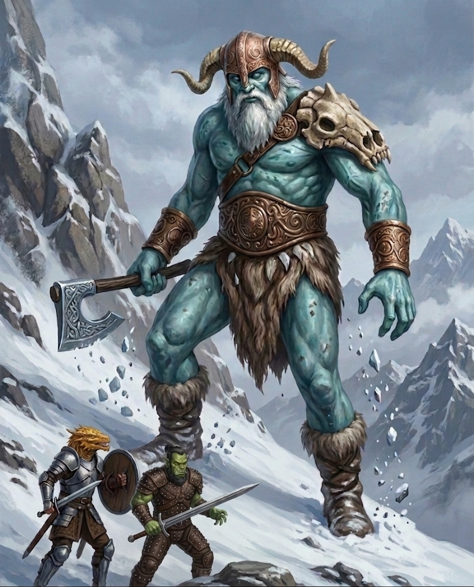 Ambushed by frost giants